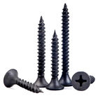 25mm Black Phosphated Self Tapping Drywall Screws Fine Thread With Bugle Head #2 Phillips Drive