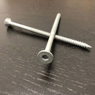 Type 17 Hex Head Wood Deck Screws Class 4 Galvanised 14g 10 X 125mm